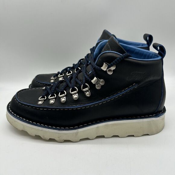 Fracap Other - Fracap Men’s M60 Boots Black Blue Leather Made In Italy US 9.5 EU 42